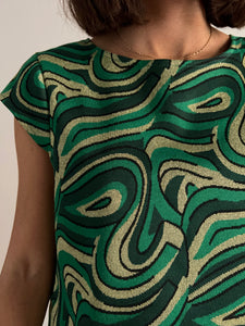 PRE ORDINE • Maglietta stile Missoni verde