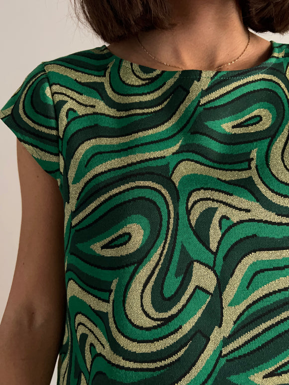 PRE ORDINE • Maglietta stile Missoni verde