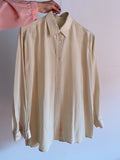 Camicia di seta panna