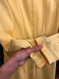 Abito giallo con fiorellini