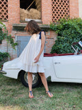 Abito bianco di seta