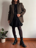 PRE ORDINE • Abito con cintura nero