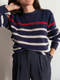 Maglione Ralph Lauren blu a righe