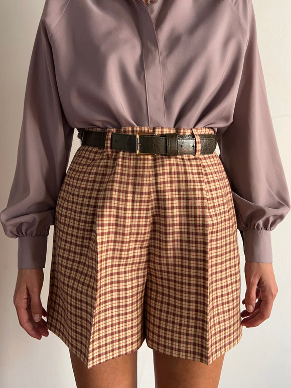 Pantaloncino a quadretti