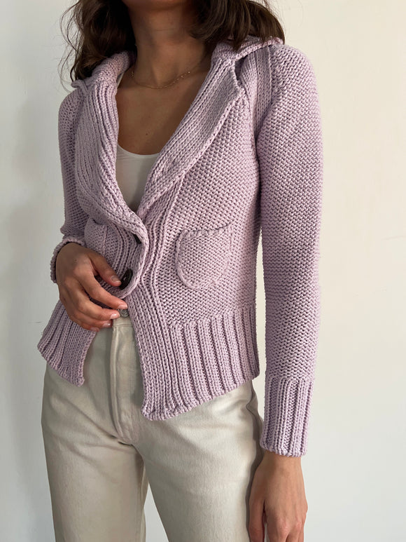 Cardigan lilla