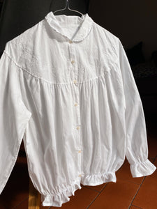 Camicia Gilbi bianca con ricamo