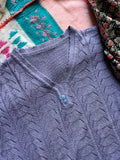 Maglia glicine traforata