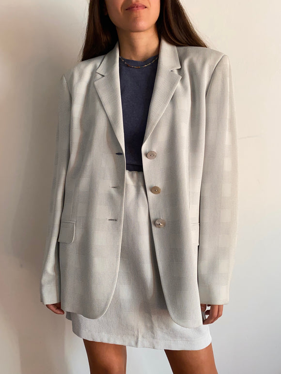 Completo grigio perla principe di Galles