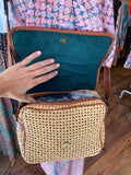 Borsa a tracolla di paglia