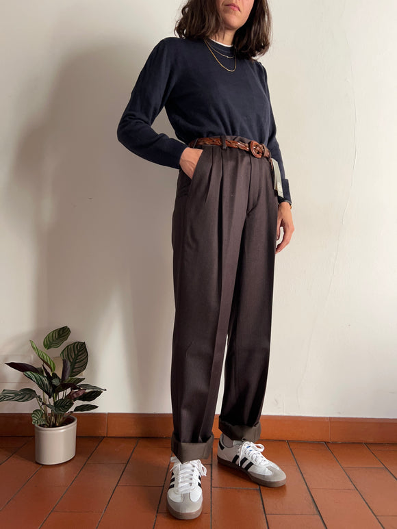 Pantalone maschile marrone