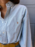 Camicia Ralph Lauren verde acqua