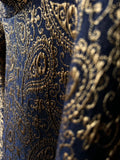 Kimono blu e oro