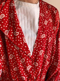 Completo rosso paisley