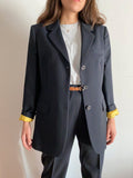 Completo a righine gialle