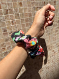 Scrunchie fiori colorati
