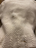 Cardigan panna fatto a mano