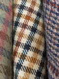 Blazer di cachemire a quadretti colori autunno