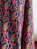 PRE ORDINE • Panta palazzo fantasia blu e rosa