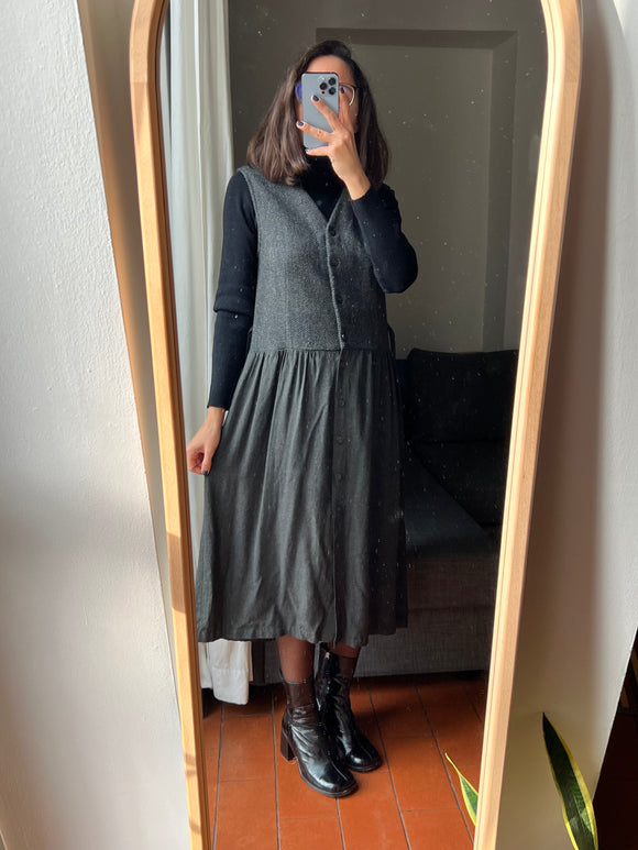Scamiciato grigio