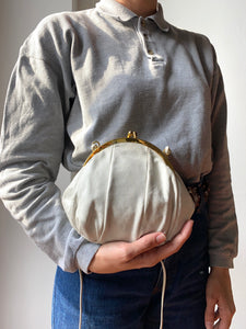 Borsetta bianca clip
