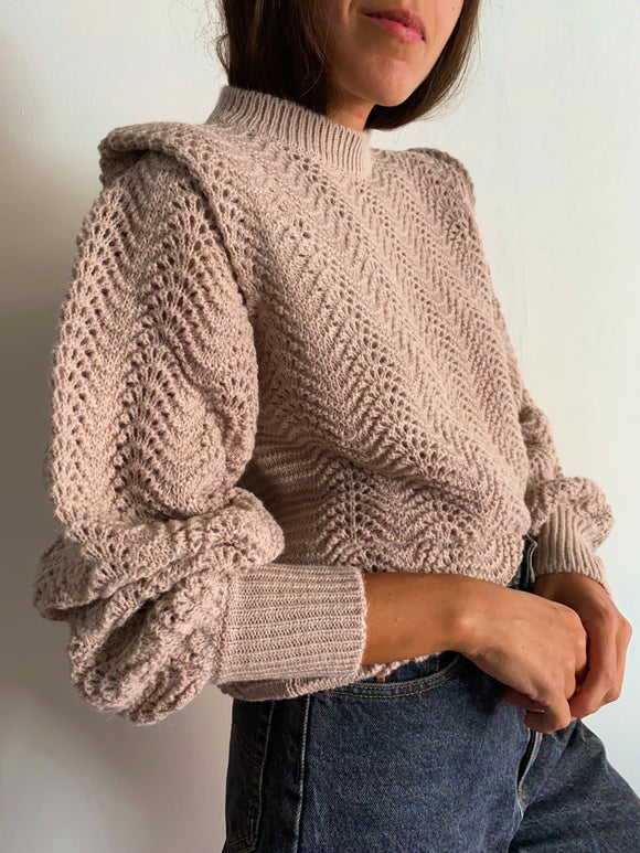 PRE ORDINE • Maglione manica speciale beige