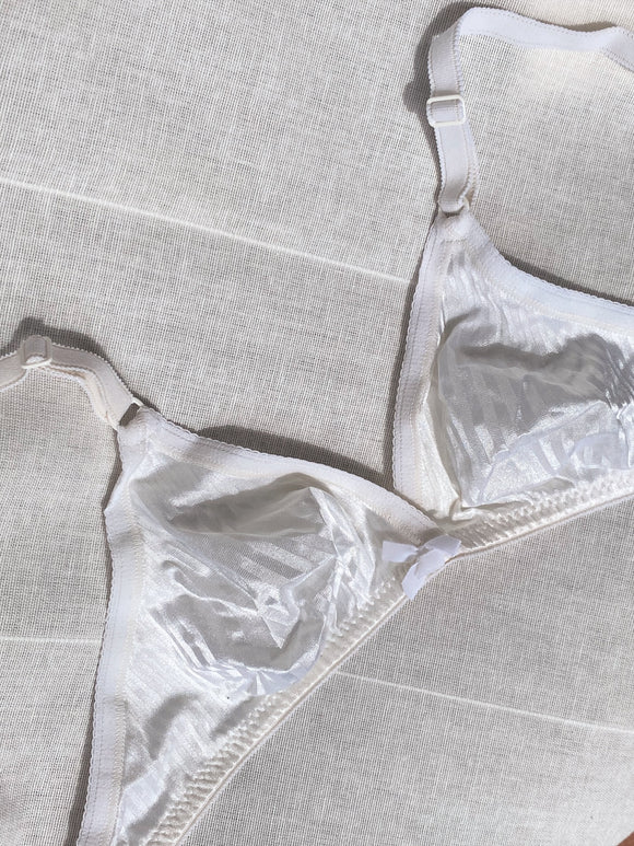 Reggiseno triangolare bianco