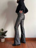 Pantalone a zampa argento
