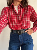 Camicia tartan rossa