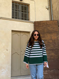 PRE ORDINE • Maglione a righe Lattementa