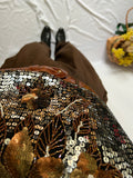 Top paillettes