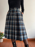 Gonna midi tartan