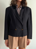Blazer corto blu