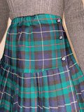 Gonna tartan a pieghe