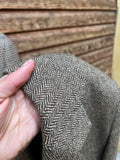 Blazer maschile spigato marrone beige
