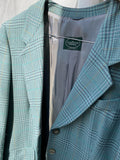 Blazer lungo verde acqua