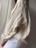 Maglione oversize bianco
