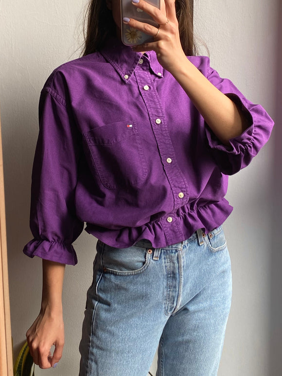 Camicia Gilbi viola Tommy Hilfiger