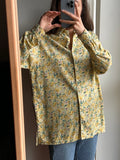Camicia fiorata giallina