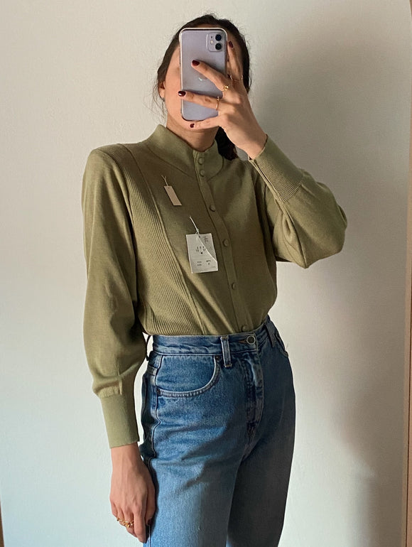 Maglione giapponese verde pistacchio