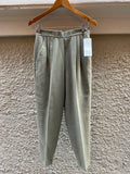 Pantaloni taglio maschile menta