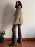 PRE ORDINE • Pantalone a zampa luccicante multicolor