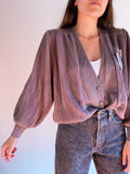 Cardigan giapponese lilla