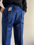 Pantalone di lana blu chiaro