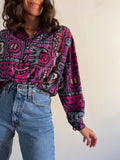 Camicia violetta disegni