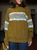 Maglione anni 80 oliva