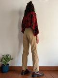Pantalone di cotone beige