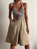 Bermuda lungo beige