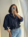 Camicia Gilbi Tommy Hilfiger blu notte