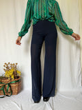 Pantaloni ampi blu