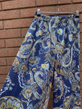 Pantalone blu fantasia